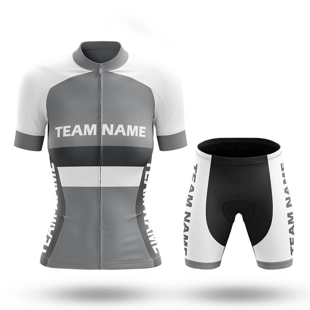 Custom Team Name M2 Grey - Women's Cycling Kit