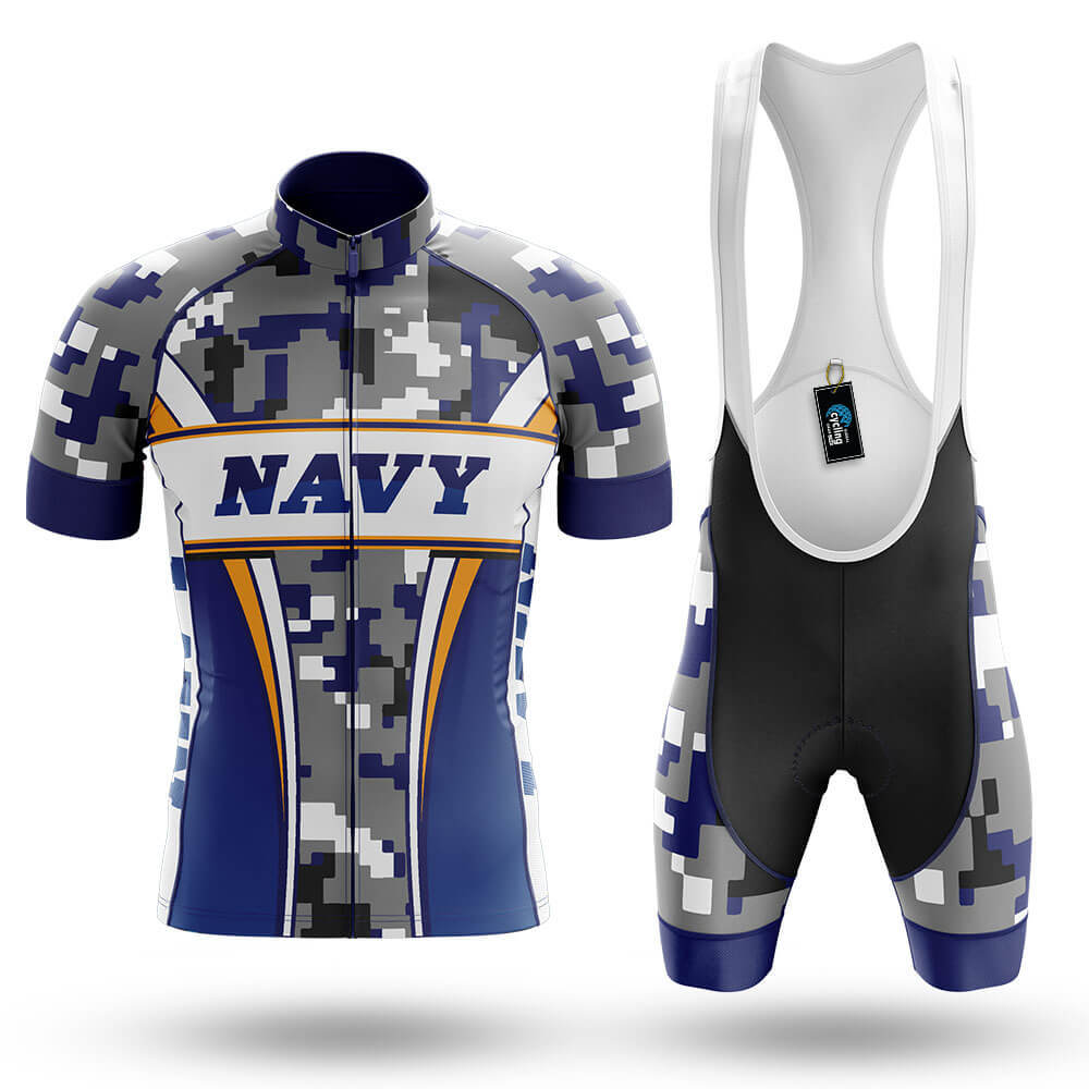 Navy Camo Veteran - Men's Cycling Kit