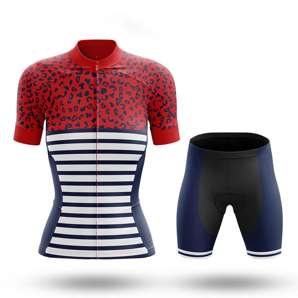 Striped Leopard - Women's Cycling Kit