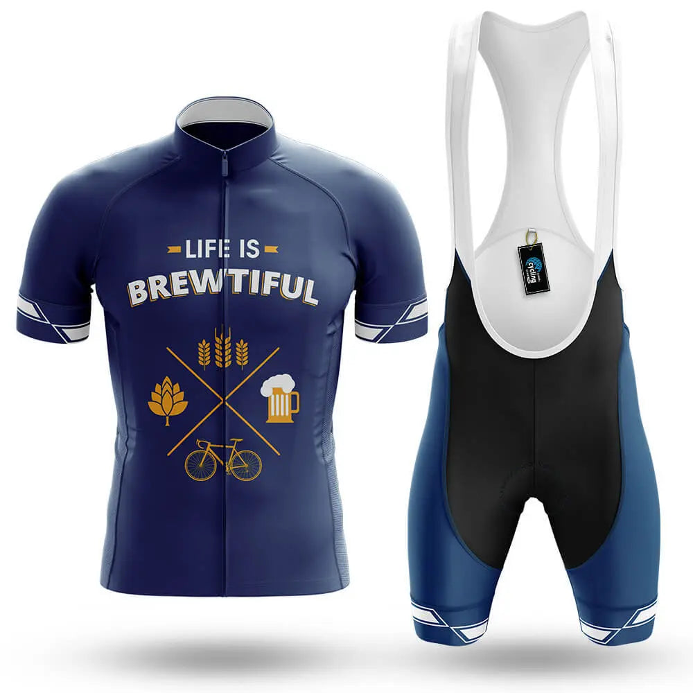 Brewtiful - Navy - Men's Cycling Kit