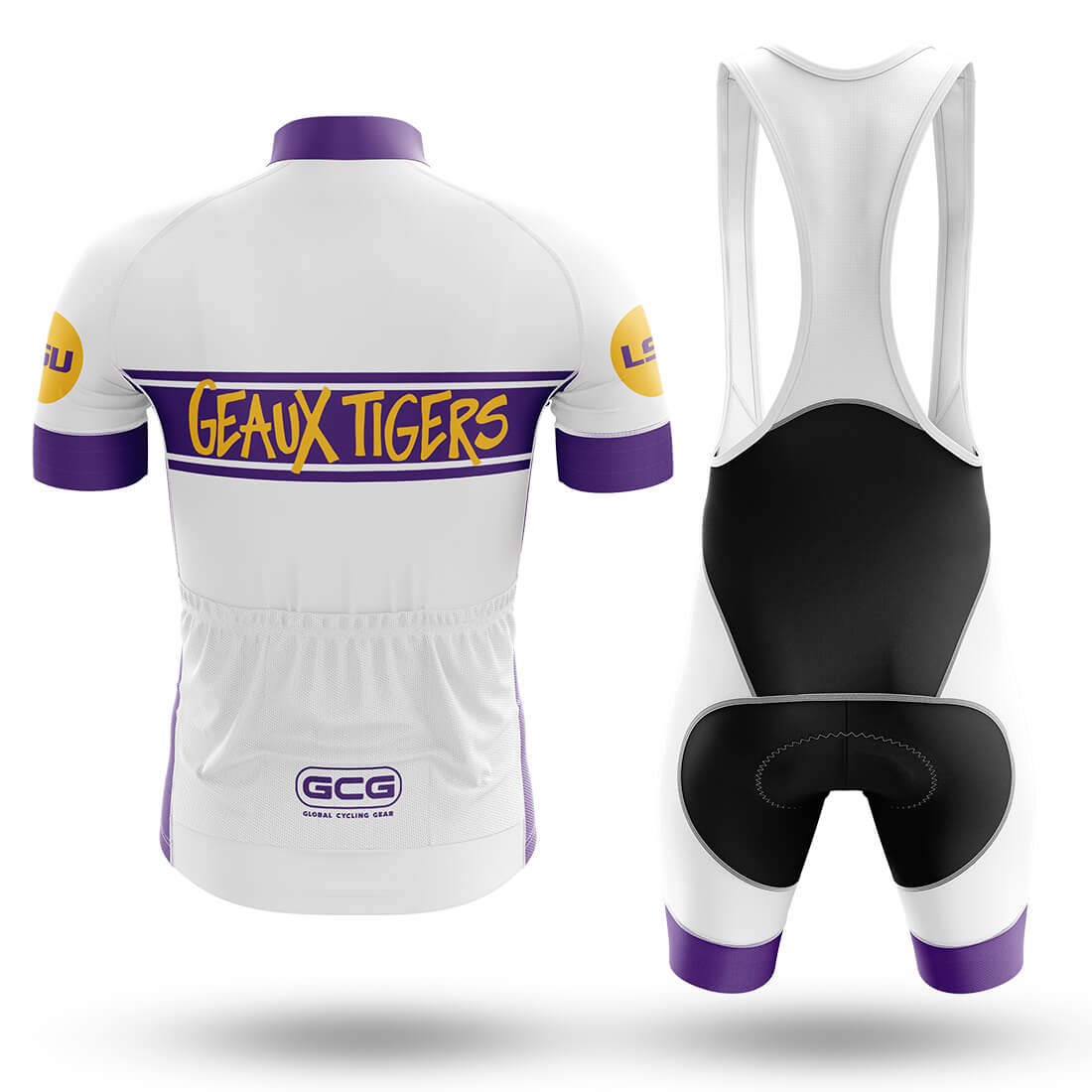 Retro Louisiana State University - Men's Cycling Kit