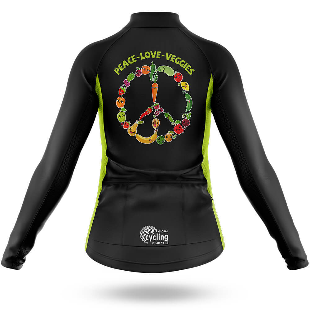 Peace Love Veggies - Women's Cycling Kit