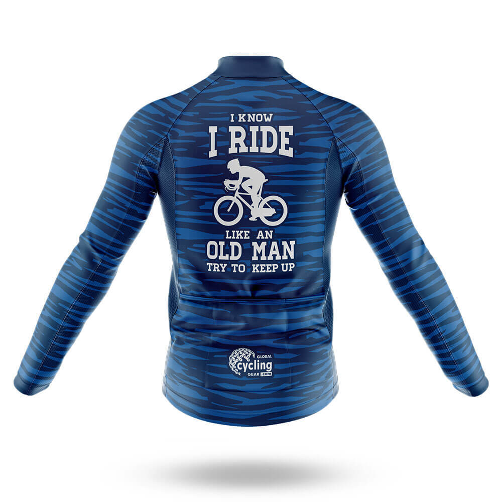 I Ride Like An Old Man V6 - Men's Cycling Kit